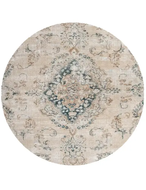 Beige Persia Persialaiset vintage matot 123 x 123 cm