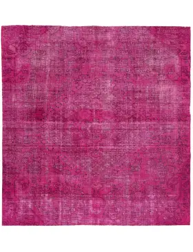 Lila Persien Persisk vintage matta 210 x 210 cm