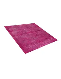 Lila Persien Persischer Vintage Teppich 210 x 210 cm - view 2