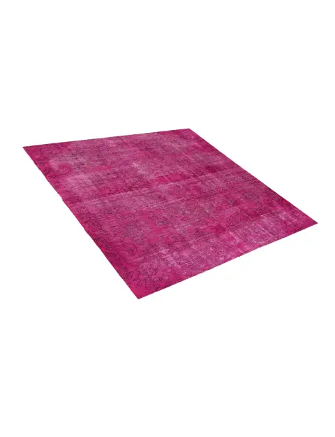 Lila Persien Persisk vintage matta 210 x 210 cm - view 2
