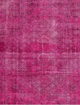 Lila Persien Persischer Vintage Teppich 210 x 210 cm - view 3