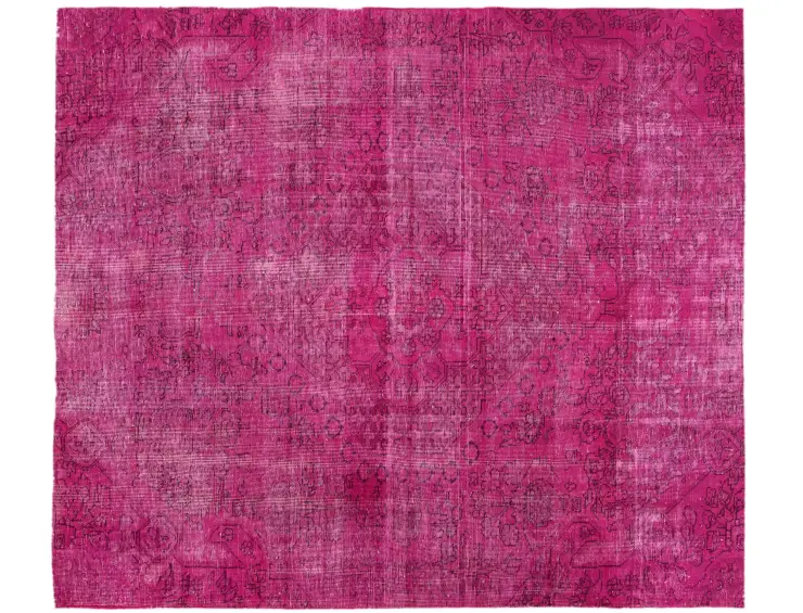 Lila Persien Persischer Vintage Teppich 250 x 210 cm