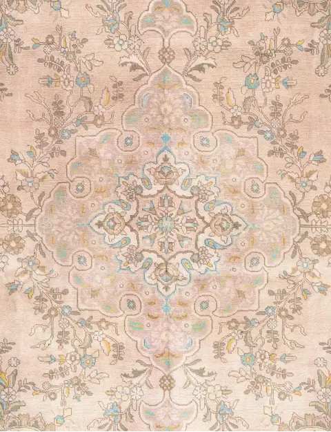 Beige Persien Persisk vintage matta 274 x 274 cm - view 3