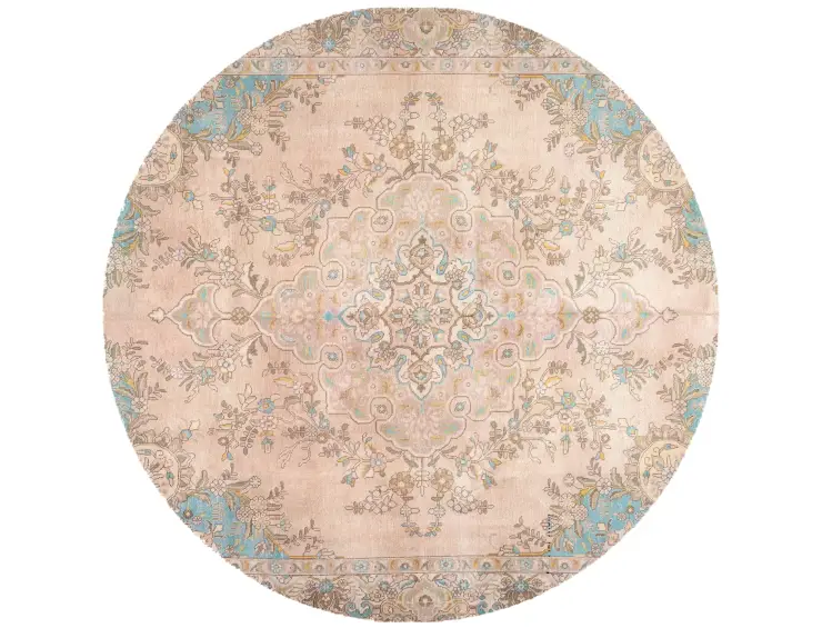  Persien Persischer Vintage Teppich 274 x 274 cm