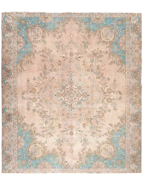Beige Persien Persischer Vintage Teppich 320 x 274 cm