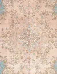 Beige Persien Persischer Vintage Teppich 320 x 274 cm - view 3