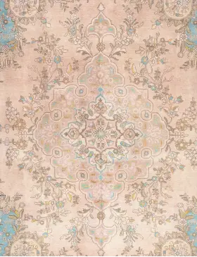 Beige Persia Alfombra persa vintage 320 x 274 cm - view 3