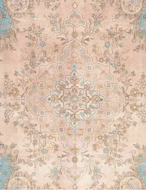 Beige Persien Persischer Vintage Teppich 320 x 274 cm - view 3
