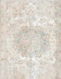 Grau Persien Persischer Vintage Teppich 196 x 196 cm - view 3