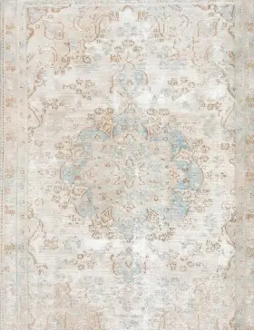 Grau Persien Persischer Vintage Teppich 196 x 196 cm - view 3