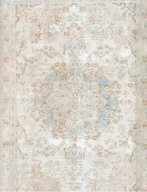 Grise Persan Tapis Persan vintage 196 x 196 cm - view 3