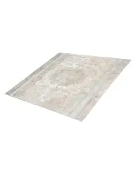 Grau Persien Persischer Vintage Teppich 196 x 196 cm - view 1