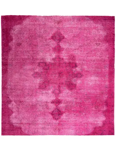Rojo Persia Alfombra persa vintage 205 x 205 cm