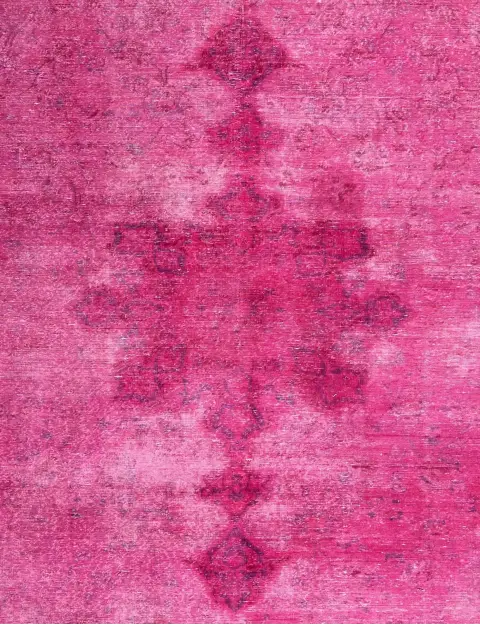 Rojo Persia Alfombra persa vintage 205 x 205 cm - view 3