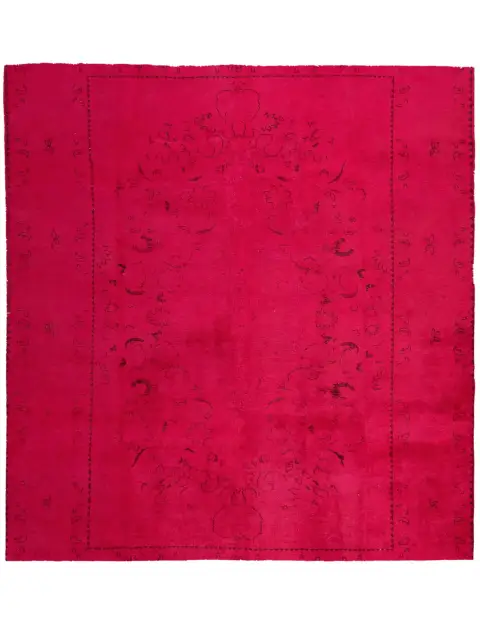 Rojo Persia Alfombra persa vintage 190 x 190 cm