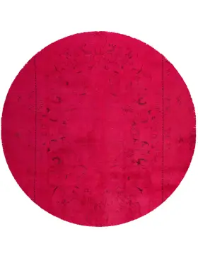 Rot Persien Persischer Vintage Teppich 190 x 190 cm