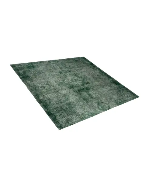 Grønn Persia Persisk vintage teppe 235 x 235 cm - view 2