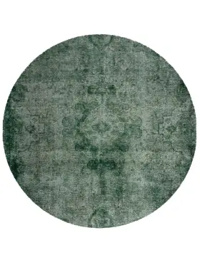 Grün Persien Persischer Vintage Teppich 235 x 235 cm