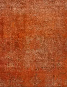 Orange Persien Persisk vintage matta 210 x 210 cm - view 3