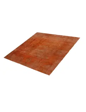 Orange Persien Persisk vintage matta 210 x 210 cm - view 1