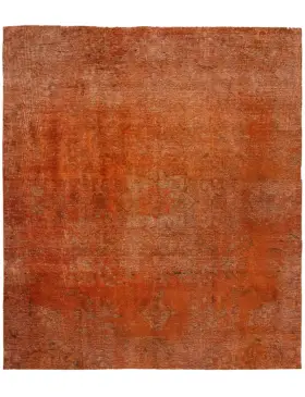 Orange Persien Persischer Vintage Teppich 250 x 210 cm