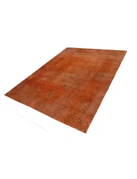 Orange Persien Persischer Vintage Teppich 250 x 210 cm - view 1