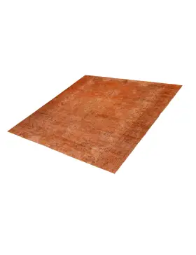 Orange Persien Persischer Vintage Teppich 286 x 286 cm - view 1
