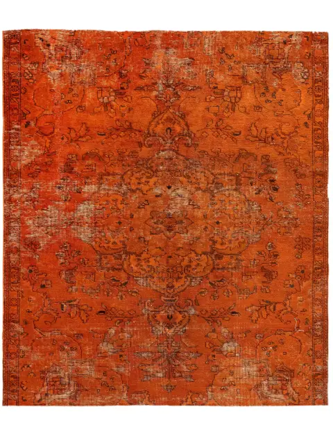 Orange Persan Tapis Persan vintage 200 x 145 cm