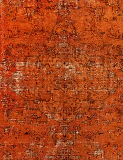 Orange Persan Tapis Persan vintage 200 x 145 cm - view 3