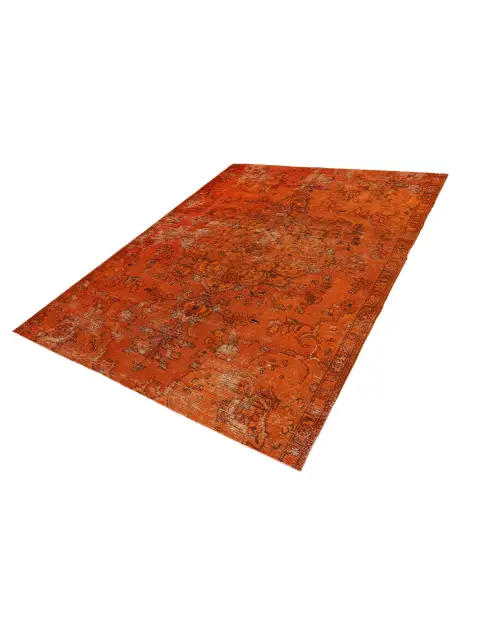 Orange Persan Tapis Persan vintage 200 x 145 cm - view 1