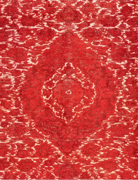 Rojo Persia Alfombra persa vintage 170 x 170 cm - view 3