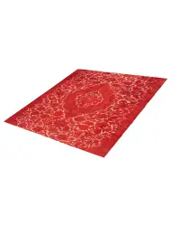 Rot Persien Persischer Vintage Teppich 170 x 170 cm - view 1