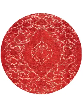 Rot Persien Persischer Vintage Teppich 170 x 170 cm