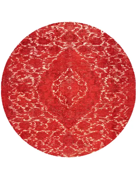 Rojo Persia Alfombra persa vintage 170 x 170 cm
