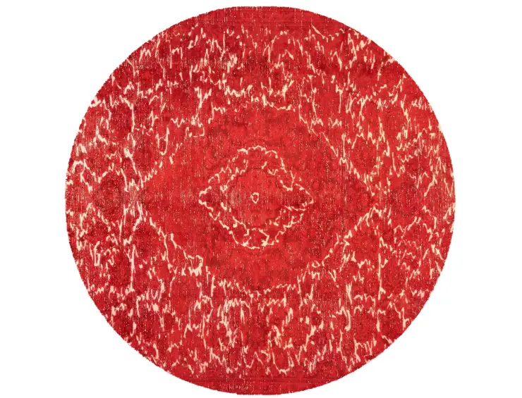 Rot Persien Persischer Vintage Teppich 170 x 170 cm