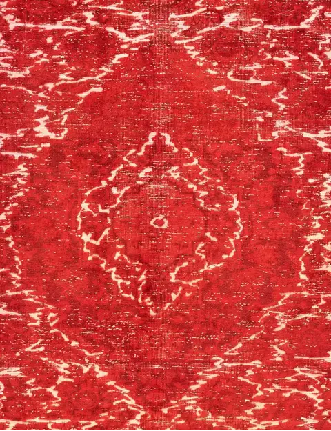 Rojo Persia Alfombra persa vintage 170 x 170 cm - view 3