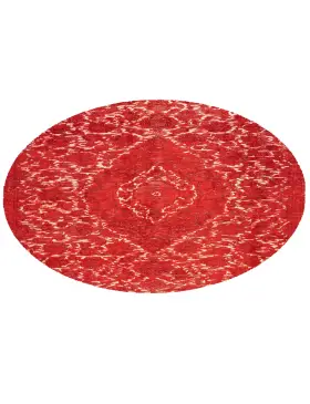 Rot Persien Persischer Vintage Teppich 170 x 170 cm - view 1