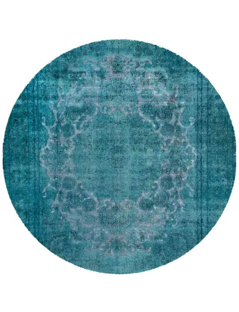 Turkoosi Persia Persialaiset vintage matot 280 x 280 cm