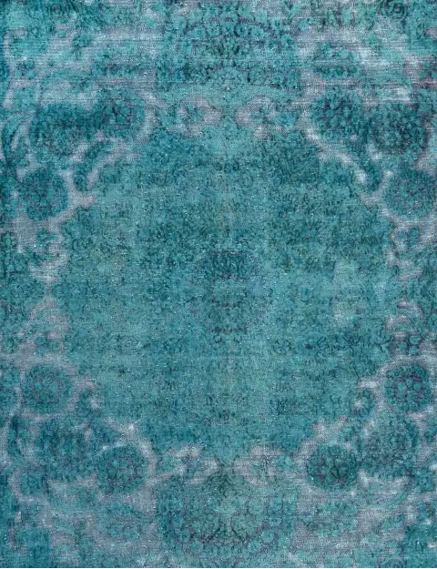 Turkoosi Persia Persialaiset vintage matot 280 x 280 cm - view 3