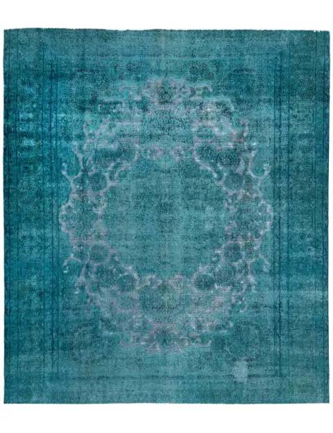 Turkis Persien Persisk Vintagetæppe 350 x 280 cm