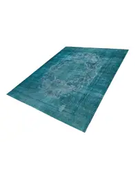 Türkis Persien Persischer Vintage Teppich 350 x 280 cm - view 1