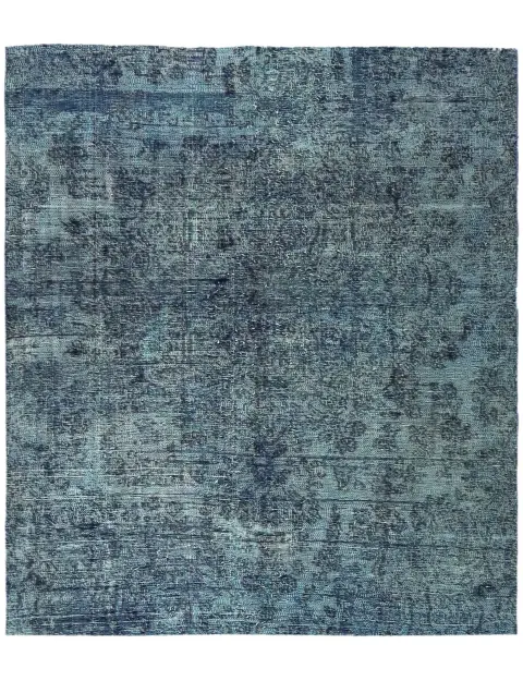 Blau Persien Persischer Vintage Teppich 147 x 147 cm