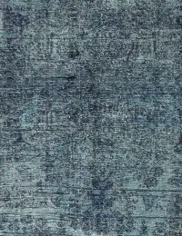 Blau Persien Persischer Vintage Teppich 147 x 147 cm - view 3