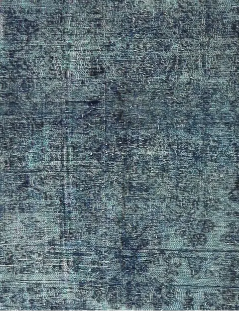 Blue Persia Persian Vintage Carpet 147 x 147 cm - view 3