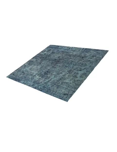 Blue Persia Persian Vintage Carpet 147 x 147 cm - view 1