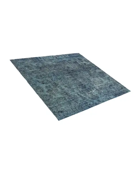 Blue Persia Persian Vintage Carpet 147 x 147 cm - view 2