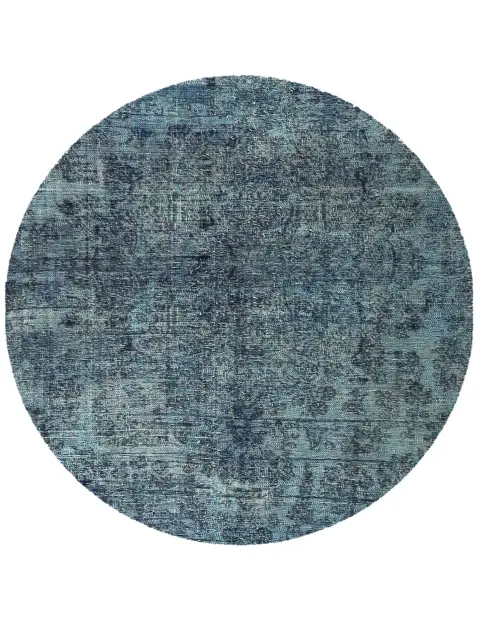 Blau Persien Persischer Vintage Teppich 147 x 147 cm