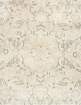 Beige Türkei Vintage Teppich 143 x 143 cm - view 3