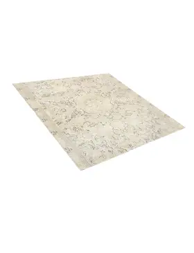 Beige Türkei Vintage Teppich 143 x 143 cm - view 2