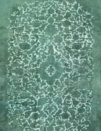 Grün Persien Persischer Vintage Teppich 200 x 200 cm - view 3